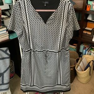 The Limited Black and White Dress